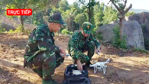 Trực tiếp: Sử dụng flycam truy tìm phạm nhân vượt ngục trên đèo Hải Vân