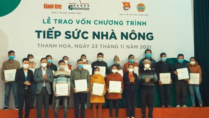 Tiếp sức nhà nông 2021: Trao vốn cho nông dân nghèo Thanh Hóa