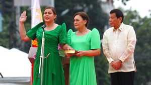 Video: Con gái Tổng thống Duterte nhậm chức, kêu gọi đoàn kết toàn quốc