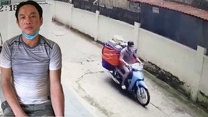 Video: Bắt nghi phạm trộm cả xe máy và hàng của shipper