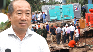 Video: Lãnh đạo Đồng Tháp thông tin vì sao chưa rút cọc bê tông để đưa thi thể cháu bé lên mặt đất?