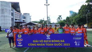 Cầu thủ đầu tiên lập hat-trick tại giải vô địch bóng đá công nhân 2023 khu vực Tây Nam Bộ