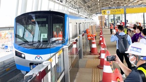 Metro số 1 chạy thử nghiệm 100% công suất với tất cả đoàn tàu