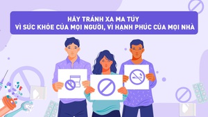 Hãy tránh xa ma túy - vì sức khỏe của mọi người, vì hạnh phúc của mọi nhà