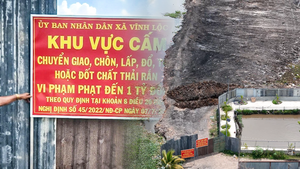 Bãi đốt rác trái phép ở Bình Chánh được dọn sạch, treo bảng 'vi phạm phạt 1 tỉ đồng'