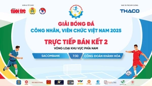 Trực tiếp: Trận Sacombank gặp CĐ Khánh Hòa - Bán kết Vòng loại khu vực phía Nam