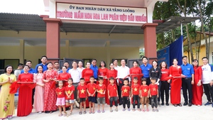 Khánh thành lớp học mầm non ở Lào Cai do Thành Đoàn TP.HCM quyên góp
