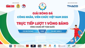 Trực tiếp: Trận đấu CĐ Hải Phòng gặp CĐ Bắc Ninh 2 - Lượt 1 Vòng bảng -Vòng chung kết toàn quốc