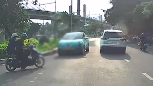 Công an TP.HCM xác minh clip taxi chạy ngược chiều giữa trung tâm thành phố