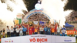 Sacombank đăng quang Giải bóng đá công nhân, viên chức Việt Nam 2025