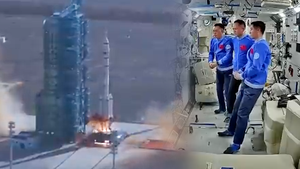 Video Trung Quốc phóng khẩn cấp tàu Thần Châu-22 sau sự cố trên trạm Thiên Cung