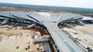 Flycam toàn cảnh sân bay Long Thành sắp 'về đích', đón chuyến bay đầu tiên