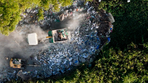 Điều tra: Đổ lén rác xây dựng, lãnh đạo các công ty môi trường nói gì?