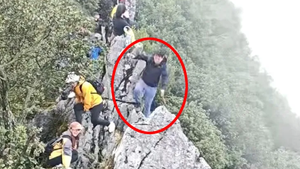 Phượt thủ rơi từ độ cao hàng chục mét vì cố vượt lên để nhắc mọi người cẩn thận