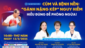 Trực tiếp: Talkshow 'Những thông tin mới về nhiễm cúm mùa ở người có bệnh nền'