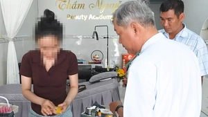 Phạt 25 triệu đồng, đình chỉ hoạt động một cơ sở dịch vụ thẩm mỹ ở Mỹ Tho