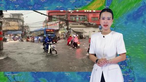 Thời tiết đêm 26 ngày 27-5: Bắc Trung Bộ mưa to, Nam Bộ mưa về chiều tối, đề phòng ngập lụt
