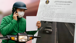 Thực hư chuyện shipper giao giấy phạt nguội đến tận nhà?