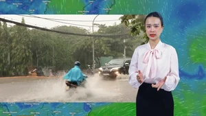 Thời tiết đêm 23 ngày 24-6: Bắc Bộ và Nam Bộ có mưa to, Trung Bộ nắng nóng