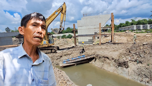 Nhiều hộ dân bức xúc vì nhà thầu lấp suối thi công cao tốc Biên Hòa - Vũng Tàu gây ngập úng