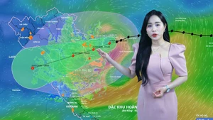 Thời tiết đêm 21 ngày 22-7: Bão số 3 cấp độ rủi ro thiên tai cấp 3; Bắc Bộ và Bắc Trung Bộ mưa rất to