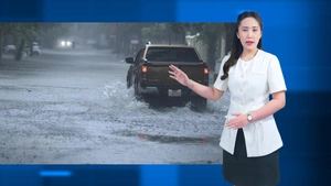 Thời tiết đêm 22 ngày 23-7: Bão số 3 suy yếu dần, cảnh báo mưa lớn, lũ lụt và sạt lở tại Bắc Bộ
