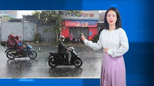 Thời tiết đêm 28 ngày 29-7: Bắc Bộ nắng nóng, Nam Bộ mưa rào, Trung Bộ mưa to