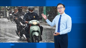 Thời tiết đêm 8 ngày 9-7: Bắc Bộ ngày nắng nóng, Nam Bộ mưa rào chiều tối