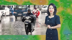 Thời tiết đêm 20 ngày 21-8: Bắc Bộ và Thanh Hóa có mưa to và dông; Nam Bộ chiều tối có mưa rào và dông