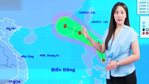 Thời tiết đêm 18 ngày 19-9: Bão số 8 Mitag gây mưa to sóng lớn; Nam Bộ mưa trên 100mm