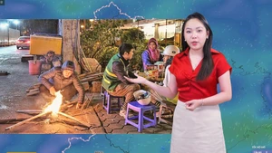 Thời tiết đêm 21 ngày 22-1: Ảnh hưởng không khí lạnh, Bắc Bộ trời rét; Bắc Trung Bộ trời chuyển rét
