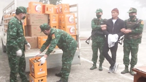 Bắt giữ người đàn ông Lào chở hơn 1 tấn pháo hoa nổ trên xe tải