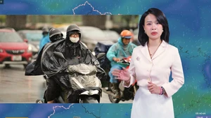 Thời tiết đêm 25 ngày 26-1: Bắc Bộ trời rét, mưa phùn; Nam Bộ và TP.HCM ngày nắng, đêm mưa rào