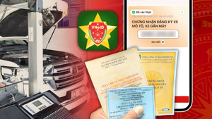 Hướng dẫn xuất trình chứng nhận đăng ký xe trên VNeID khi đi đăng kiểm