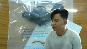 Khởi tố thanh niên 22 tuổi tàng trữ trái phép vũ khí quân dụng