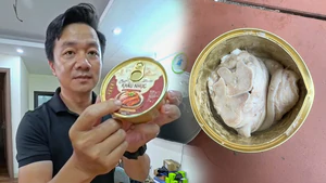 Đặt mua đặc sản khâu nhục Lạng Sơn qua mạng, mở hộp thấy xương chân giò
