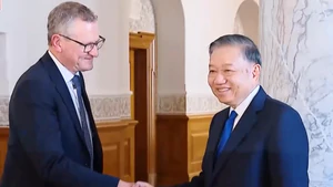 Tổng Bí thư, Chủ tịch nước Tô Lâm hội kiến Chủ tịch Quốc hội Đan Mạch Henrik Frandsen
