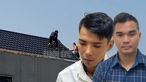 Công an thông tin vụ hai thanh niên cầm kiếm cố thủ trên mái nhà ở Thanh Hóa