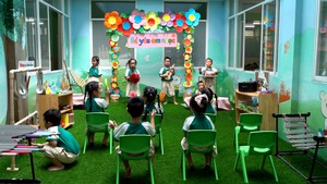 Cận cảnh trường mầm non như 'vườn cổ tích' ở Bình Lợi Trung, trẻ đi học không muốn về