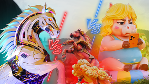 Linh vật ngựa rần rần lộ diện, theo bạn tác phẩm nào độc đáo nhất?