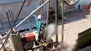 Hai người tử vong khi đóng cọc làm hàng rào ở Cà Mau