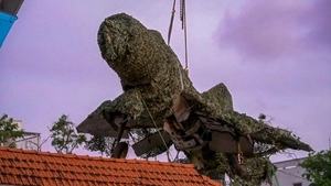 Video toàn cảnh quá trình di dời tiêm kích MiG-21 bị 'bỏ quên' ở Cà Mau