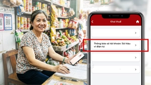 Cách thông báo tài khoản ngân hàng cho cơ quan thuế trên eTax Mobile