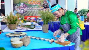 Phụ nữ Cà Mau thi nấu món ngon từ gạo mừng ngày Giỗ Tổ