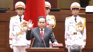Video Chủ tịch Quốc hội khóa XVI Trần Thanh Mẫn tuyên thệ nhậm chức