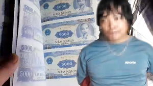 Bắt người đàn ông ở Khánh Hòa vừa mãn hạn tù lại tiếp tục làm tiền giả để tiêu sài