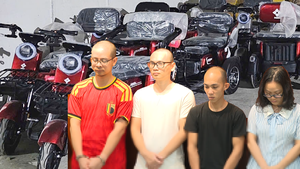 Buôn lậu hàng trăm xe điện từ Trung Quốc về Việt Nam, 4 người bị khởi tố