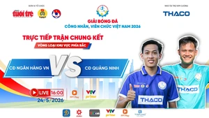 Trực tiếp: CĐ Ngân Hàng VN gặp CĐ Quảng Ninh - Chung kết Vòng loại khu vực phía Bắc | Giải Bóng đá công nhân, viên chức Việt Nam 2026