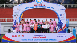 Công đoàn Thành Thắng Thăng Long TP.HCM vô địch vòng loại phía Nam đầy thuyết phục