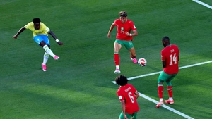 Xem lại bàn gỡ hòa đẹp mắt của Vinicius trận Brazil đấu với Morocco ở bảng C